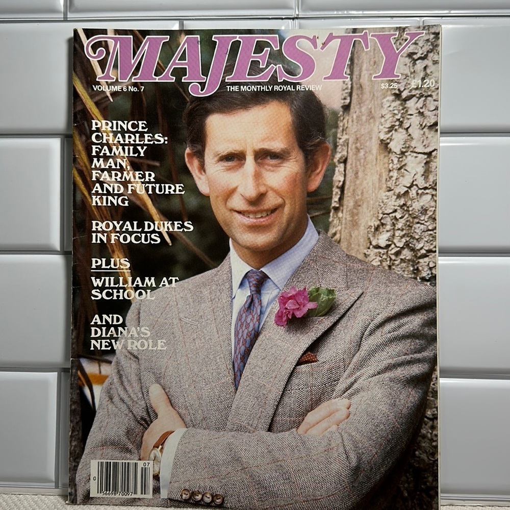 MAJESTY Magazine - The Royal Monthly Review - Volume 6 No. 7. November 1985.